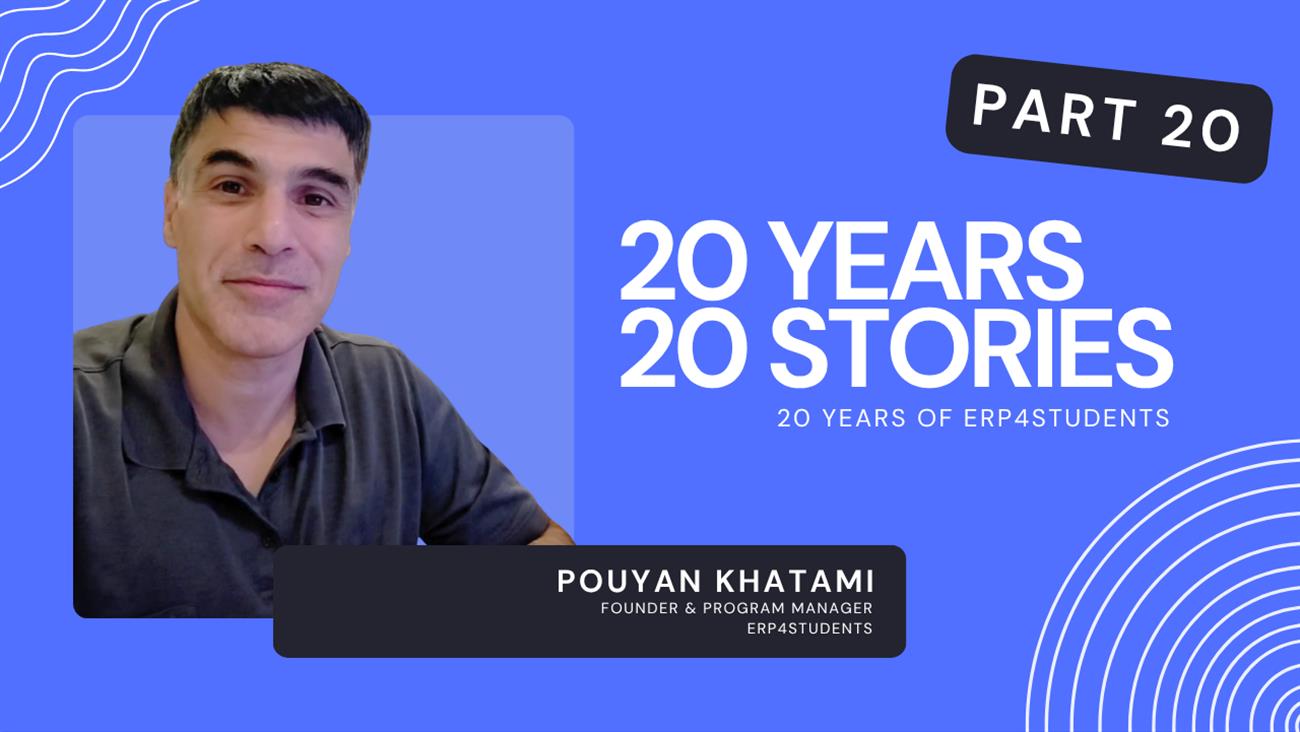 20 Jahre – 20 Storys: Pouyan Khatami (Teil 20)